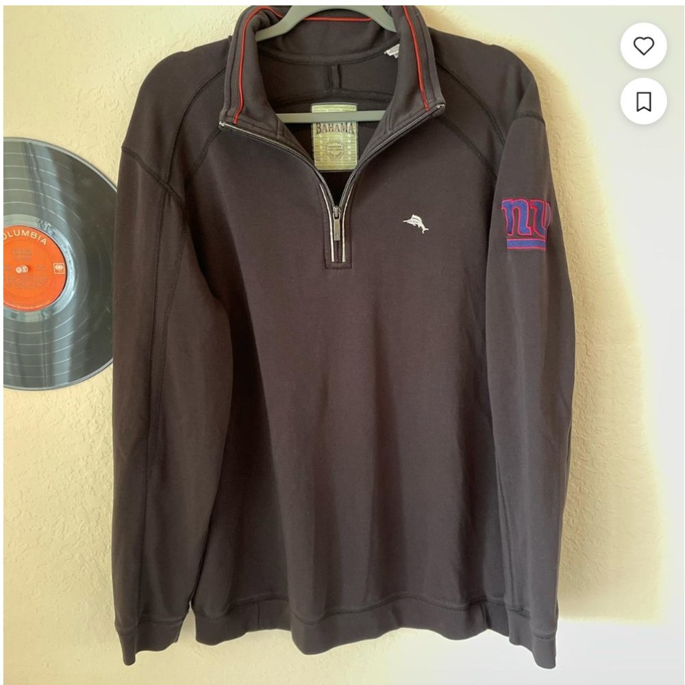 Tommy Bahama New York Giants Quarter Zip